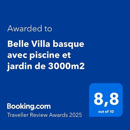 Belle Villa Basque Avec Piscine Et Jardin De 3000M2 سان جان دو لوز المظهر الخارجي الصورة